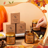 Ensemble automne Conelist – trois bougies pour ambiance cosy à domicile