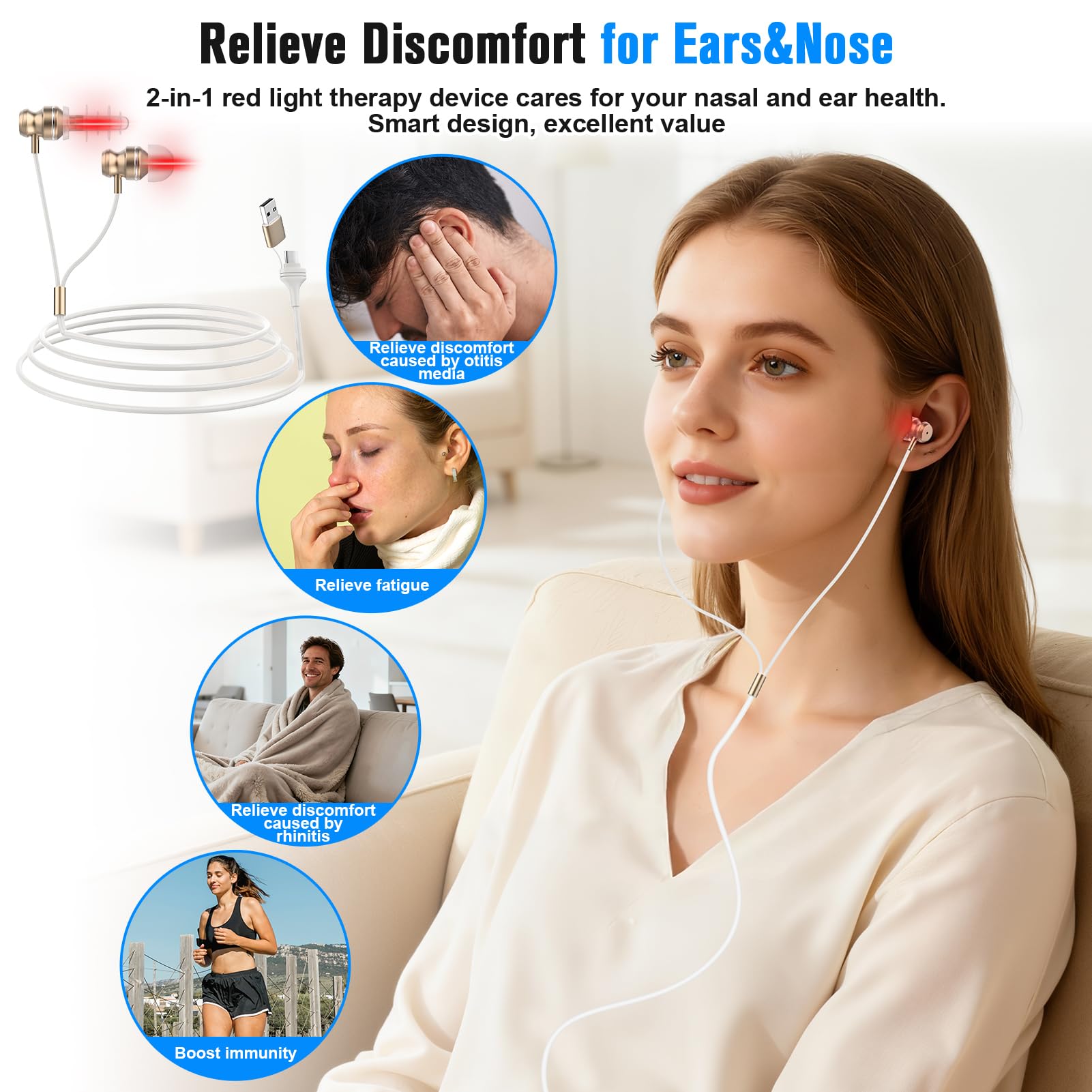 Embouts silicone CONNOVA pour oreilles, ajustement sûr et hygiénique.