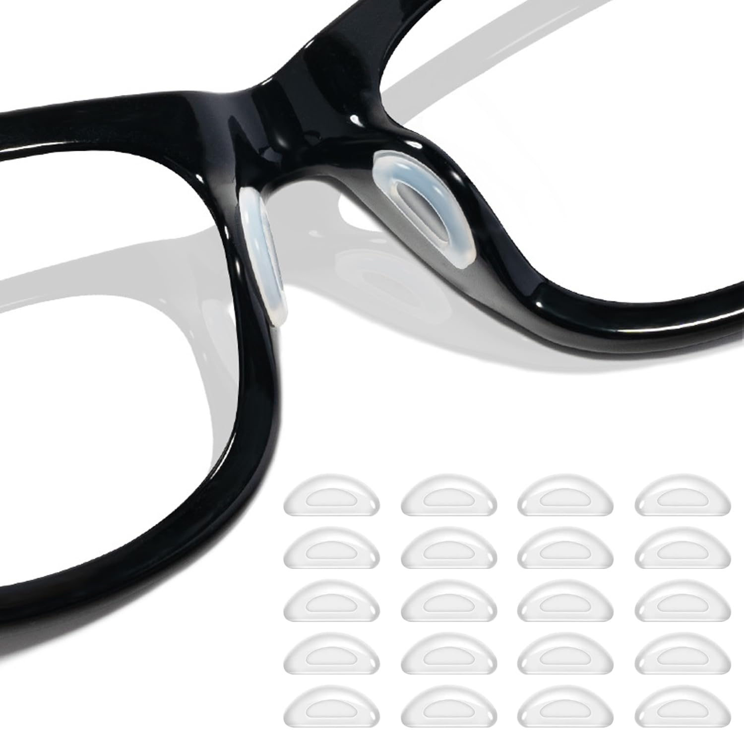 Consss plaquettes nez adhésives douces offrent un maintien sûr et confortable.