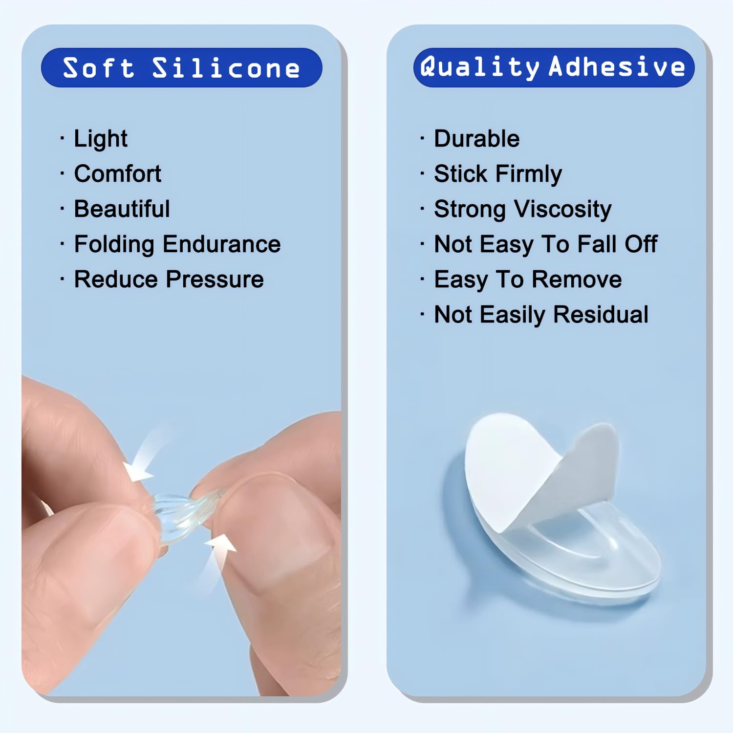 Consss plaquettes nez silicone haute durabilité conçues pour un usage quotidien.