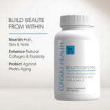 Consult Beaute Cap Pro bouteille avec capsules visibles pour une utilisation quotidienne.