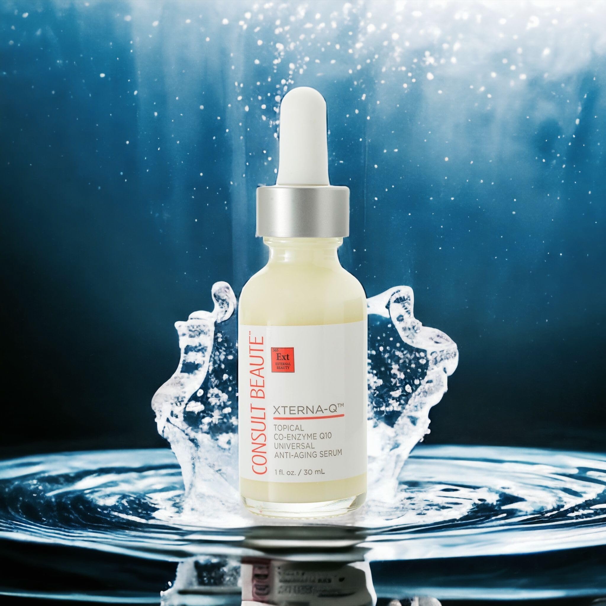 Application cou avec XTERNA-Q Consult Beaute pour lisser et tonifier.
