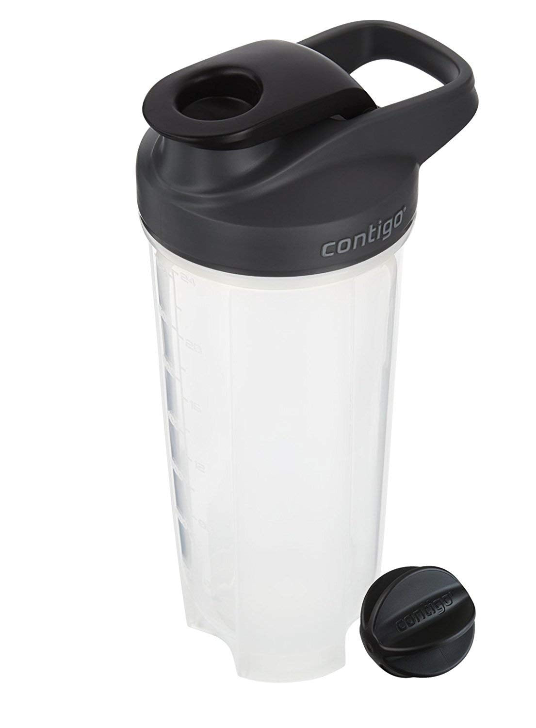 Contigo Shake & Go Fit – couvercle étanche et poignée intégrée pour emporter facilement.