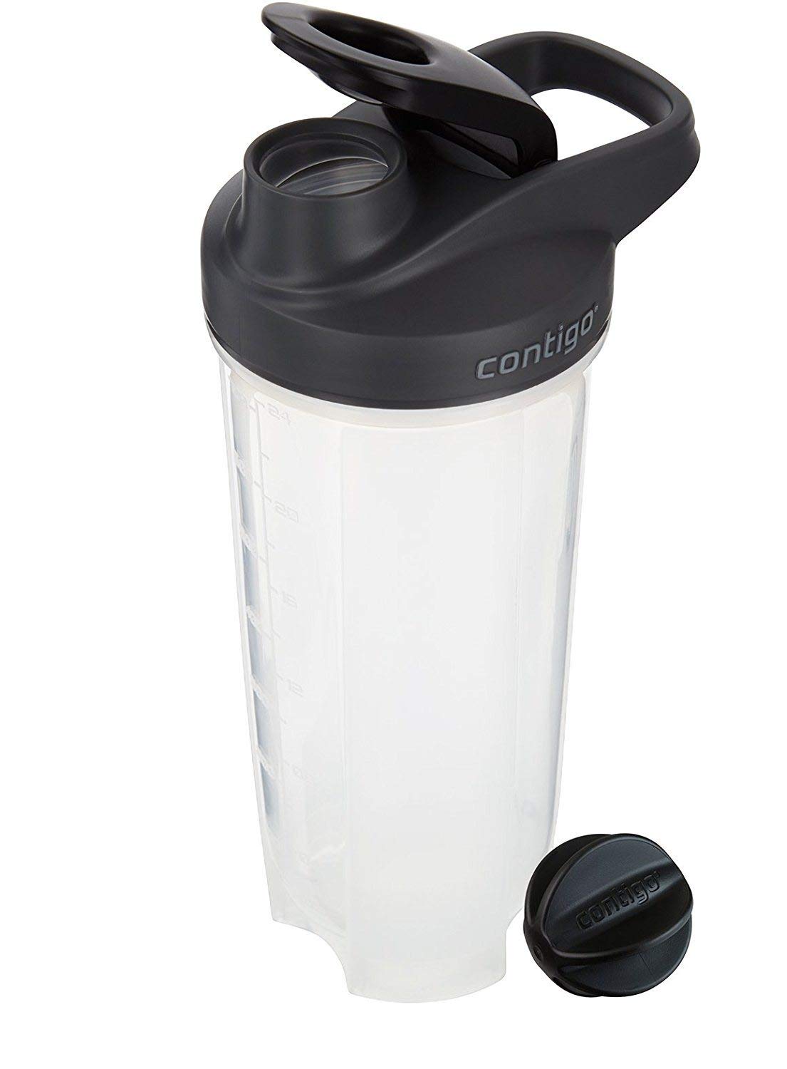 Contigo Shake & Go Fit – graduations de volume utiles pour mesurer rapidement.