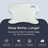 Contour CPAPMax, design ergonomique pour un soutien personnalisé pendant le sommeil.