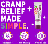 CONTROL crème, application localisée sur l’abdomen et le bas du dos pour plus de confort.