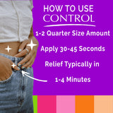 CONTROL, ingrédients naturels sans hormones, offre une alternative douce et efficace.