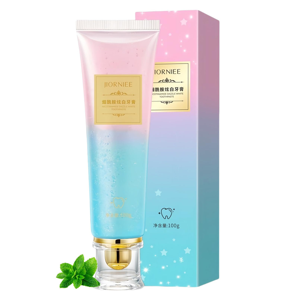 Conversionh Niacinamide, dentifrice tube pour dents et gencives en douceur.