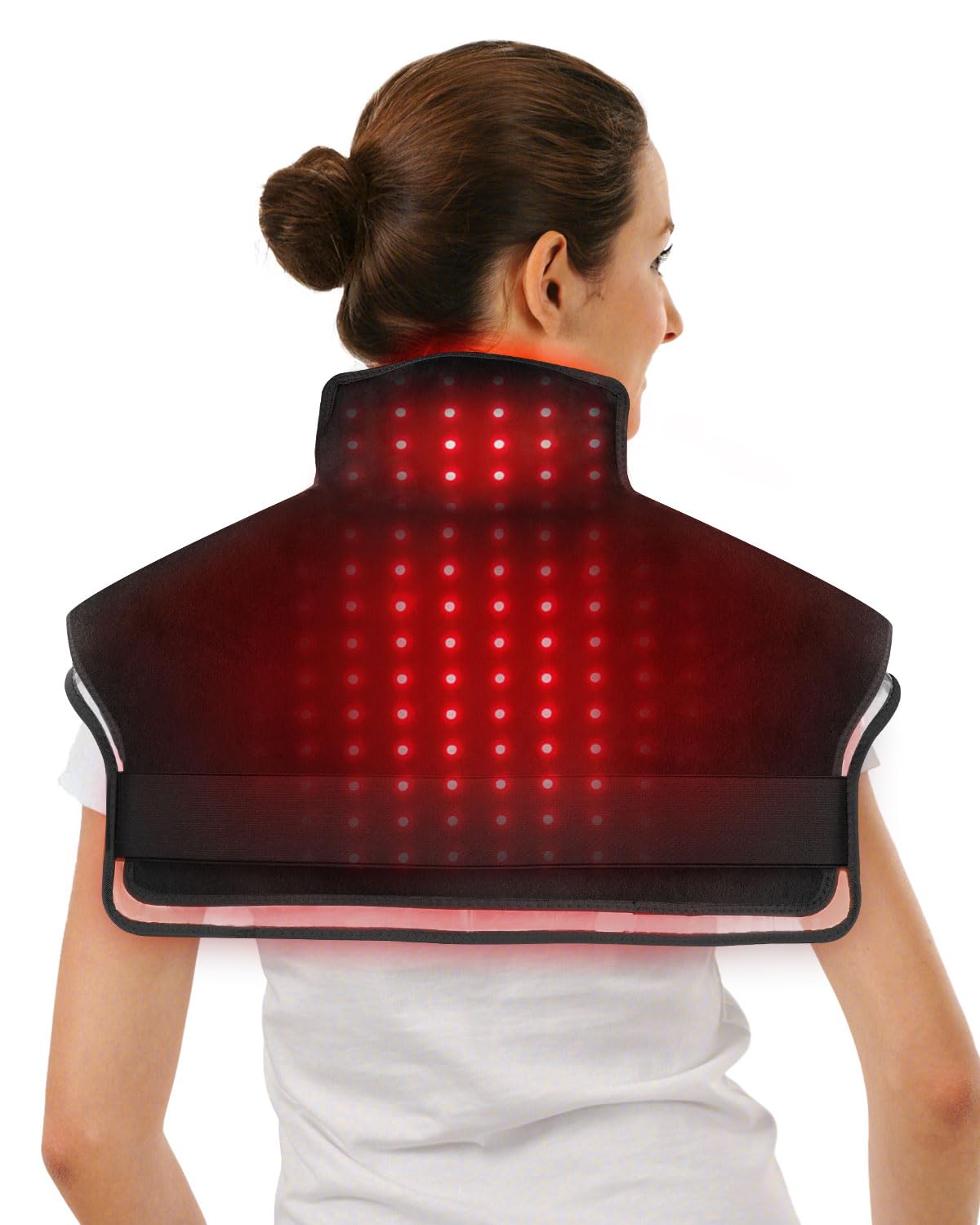 CooCoCo bandeau therapie lumiere rouge pour cou et epaules, confort et detente potentielle