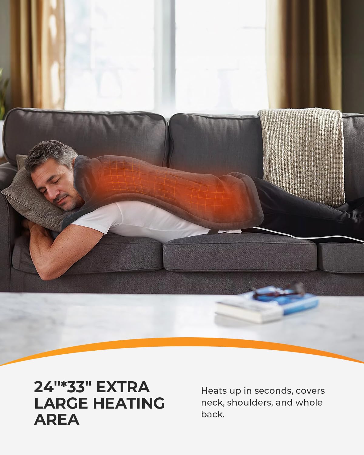 CooCoCo chaleur rapide secondes procure une chaleur confortable dès l'allumage.