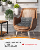 Housse CooCoCo compatible 13x16 pouces pour tapis 12x15 pouces, installation simple.