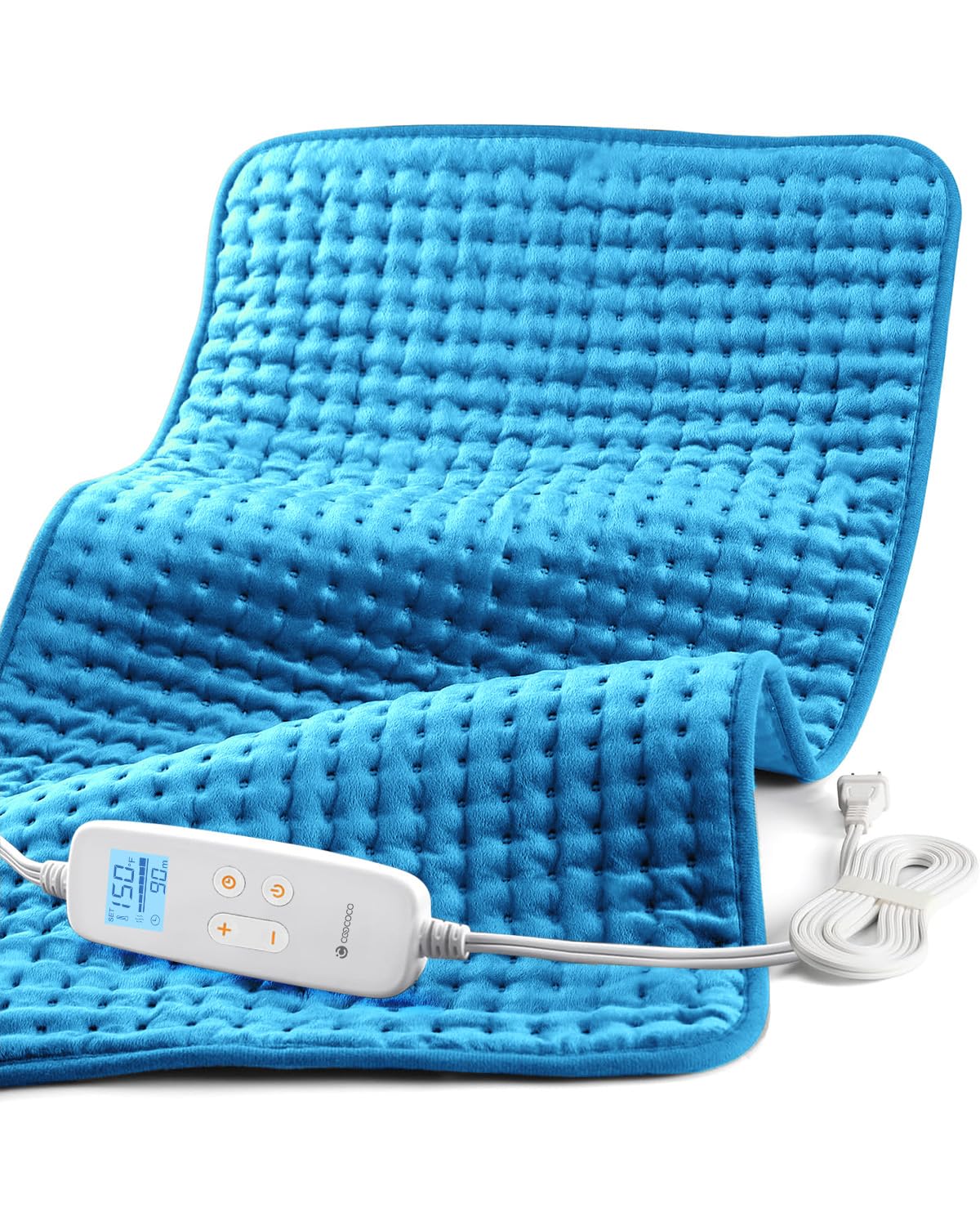 CooCoCo coussin chauffant dos grand pour une chaleur homogène sur le dos.