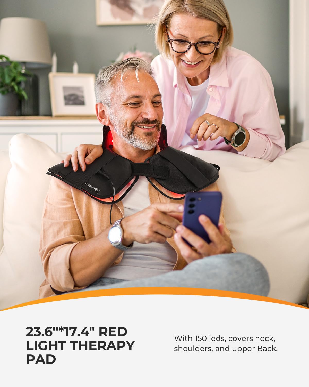 CooCoCo modes lumineux reglables cinq pour therapie personnalisee a domicile