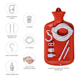 COOES tuyau d'enema 5 pieds avec clamp pour un flux contrôlé.