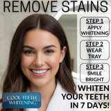 Cool Teeth Whitening: sécurité de l'émail et des gencives pour dents sensibles