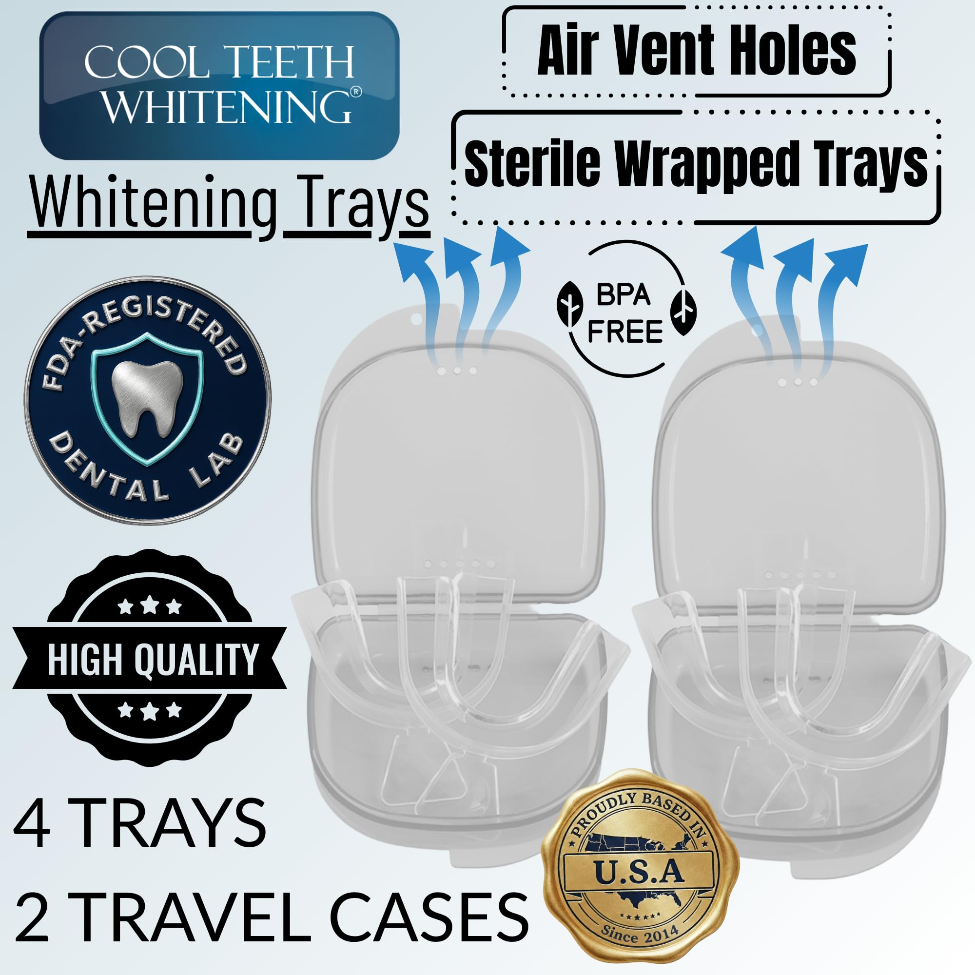 Gouttières Cool Teeth Whitening, confort d’utilisation au quotidien.