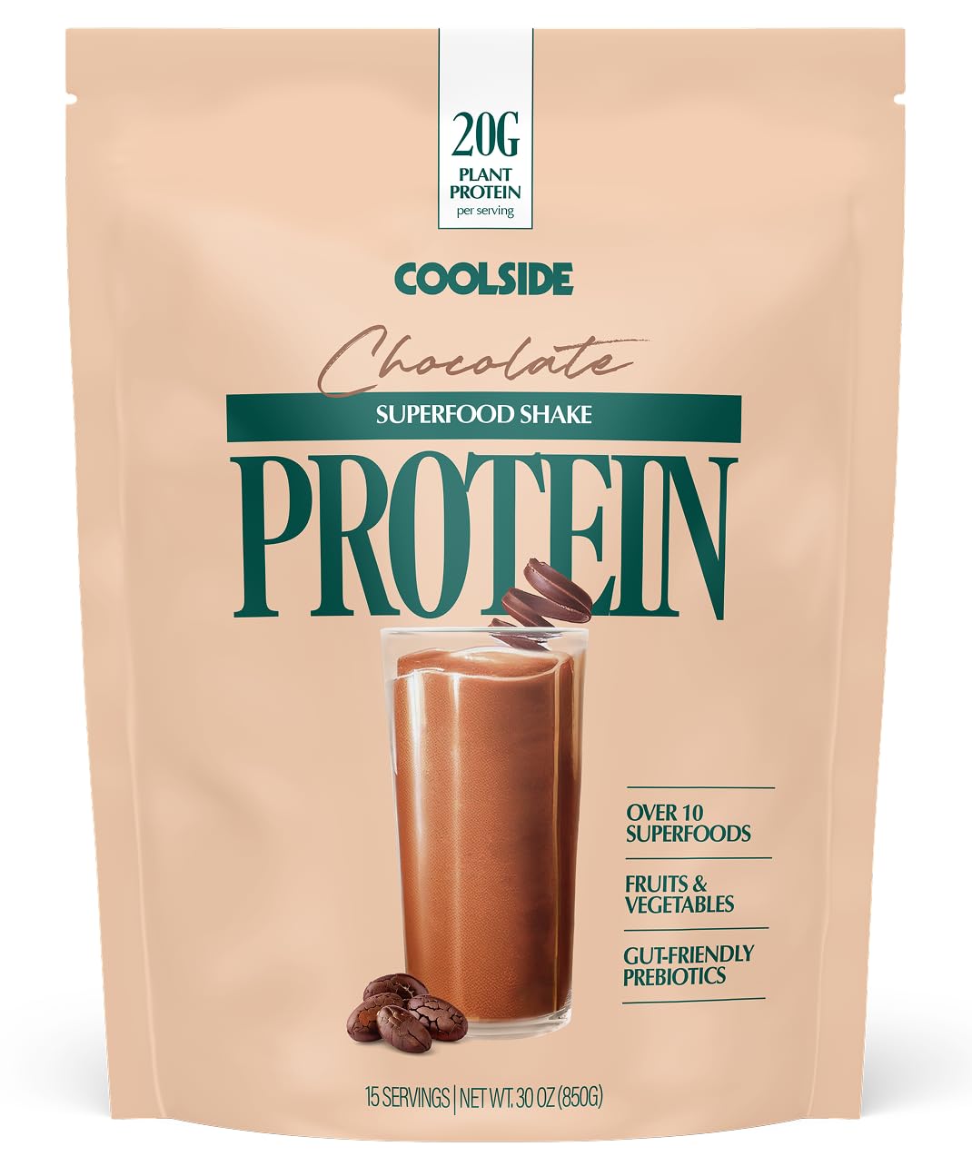 Coolside Protéine Végétale, emballage du produit prêt à être intégré quotidiennement