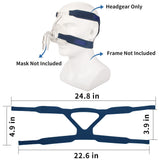 COONLINE harnais sans couture pour masque CPAP, surface intérieure douce et irritations réduites.