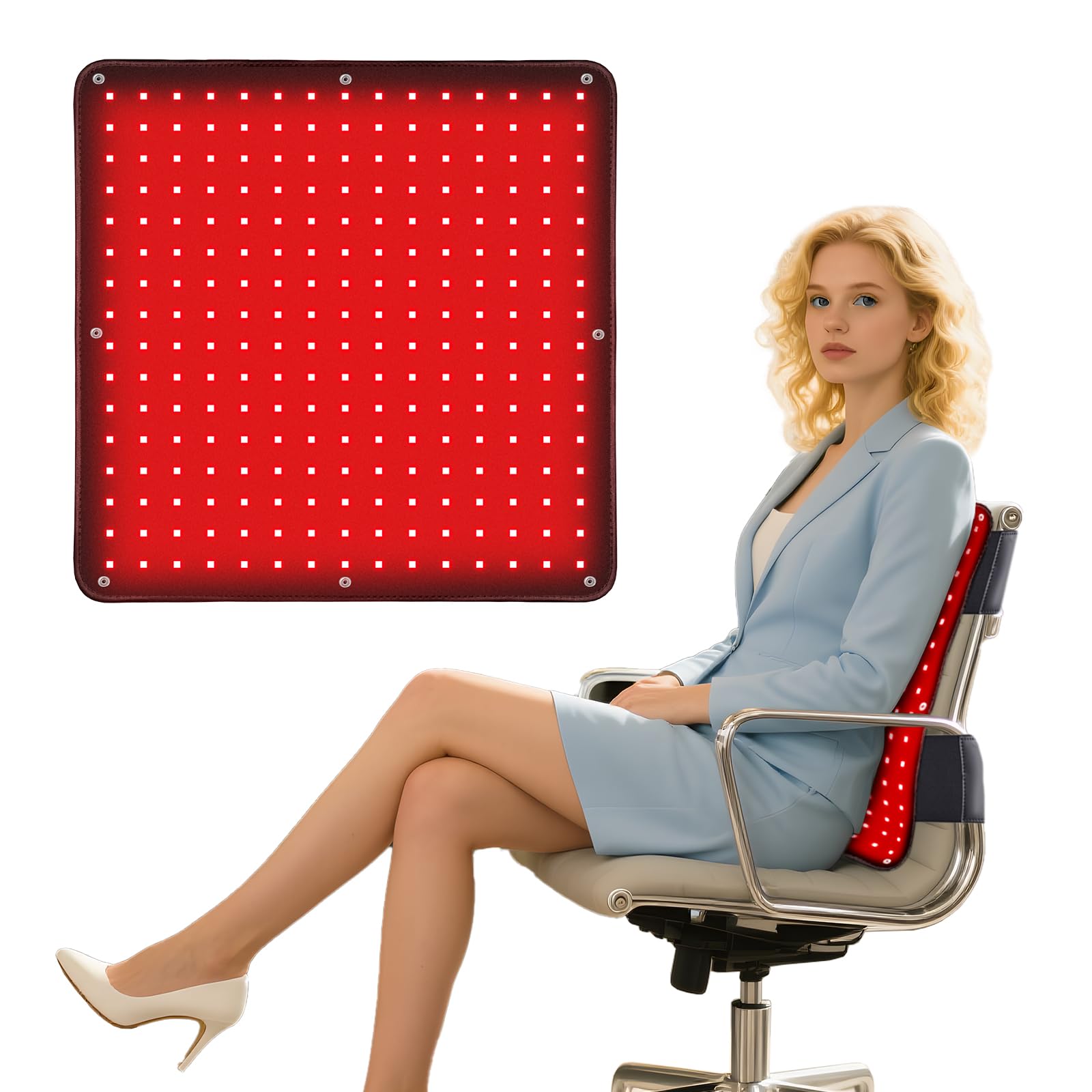 COOSPIDER tapis LED rouge infrarouge 660/850 pour détente musculaire.