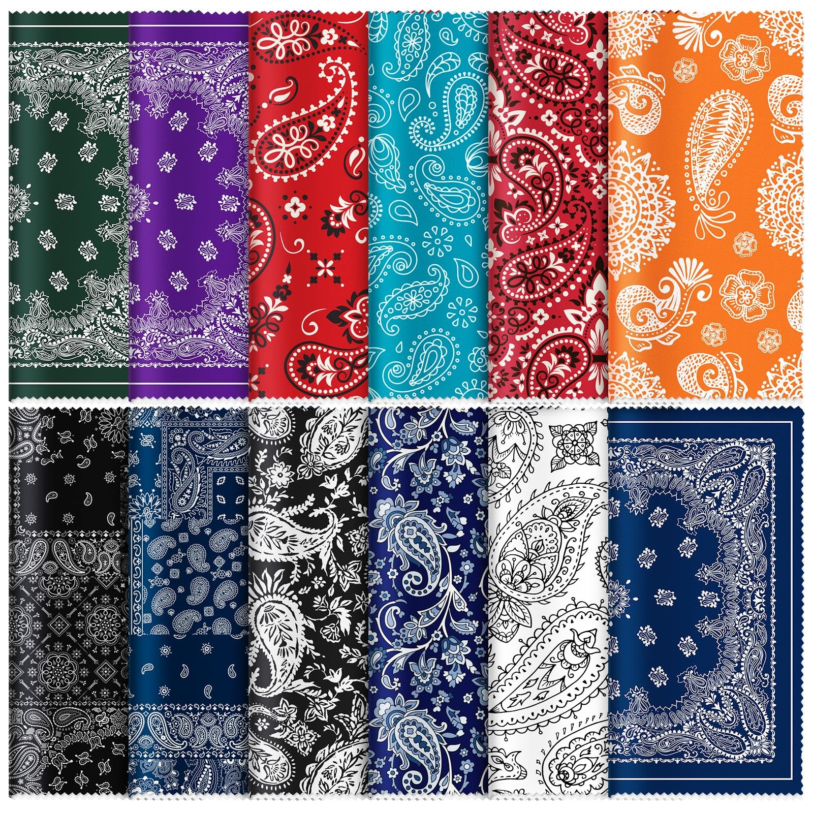 Copkim chiffons microfibres design-fleurs-paisley pour lunettes propres et sans traces.