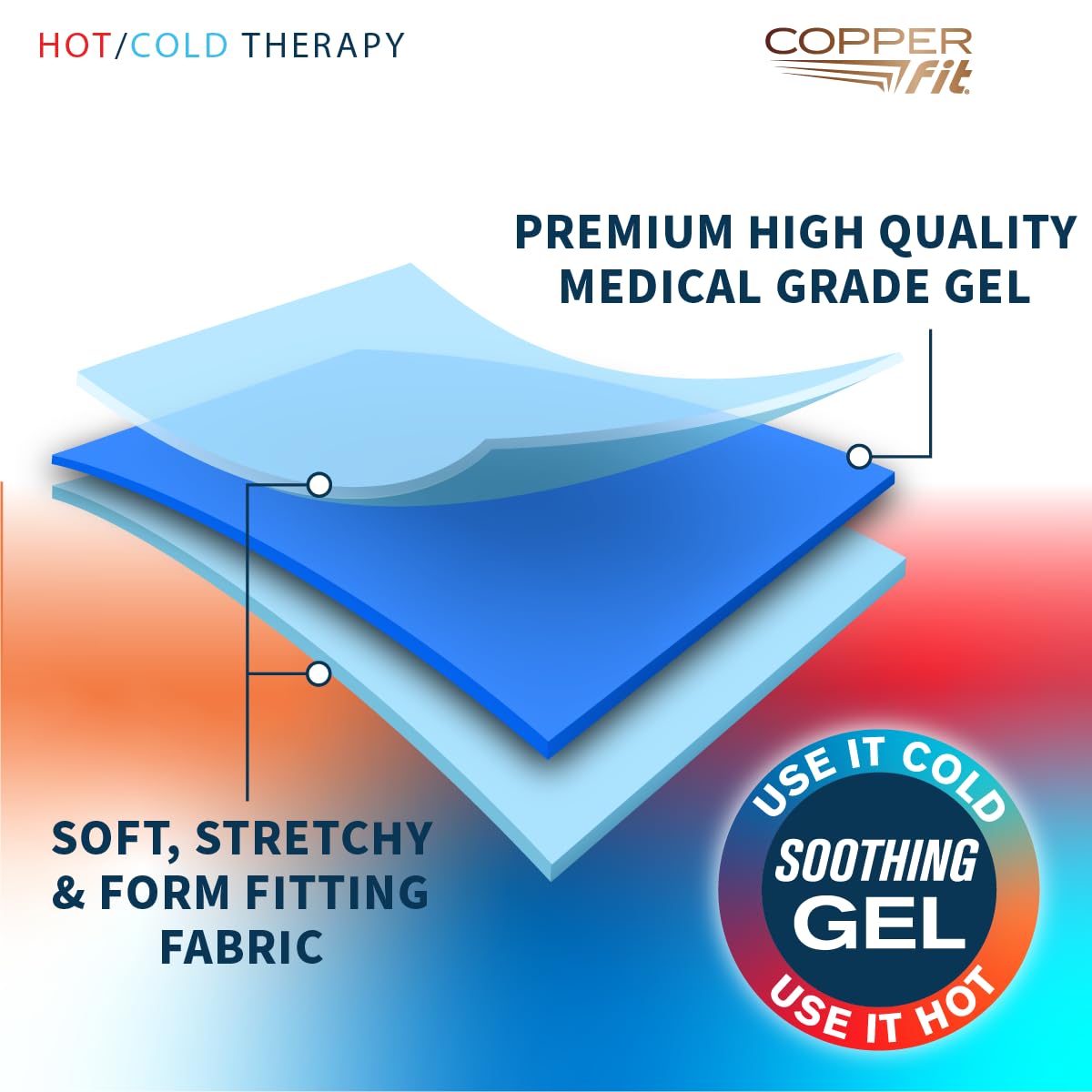 Copper Fit 360 Freeze ischio-jambier: froid profond pour récupération après effort