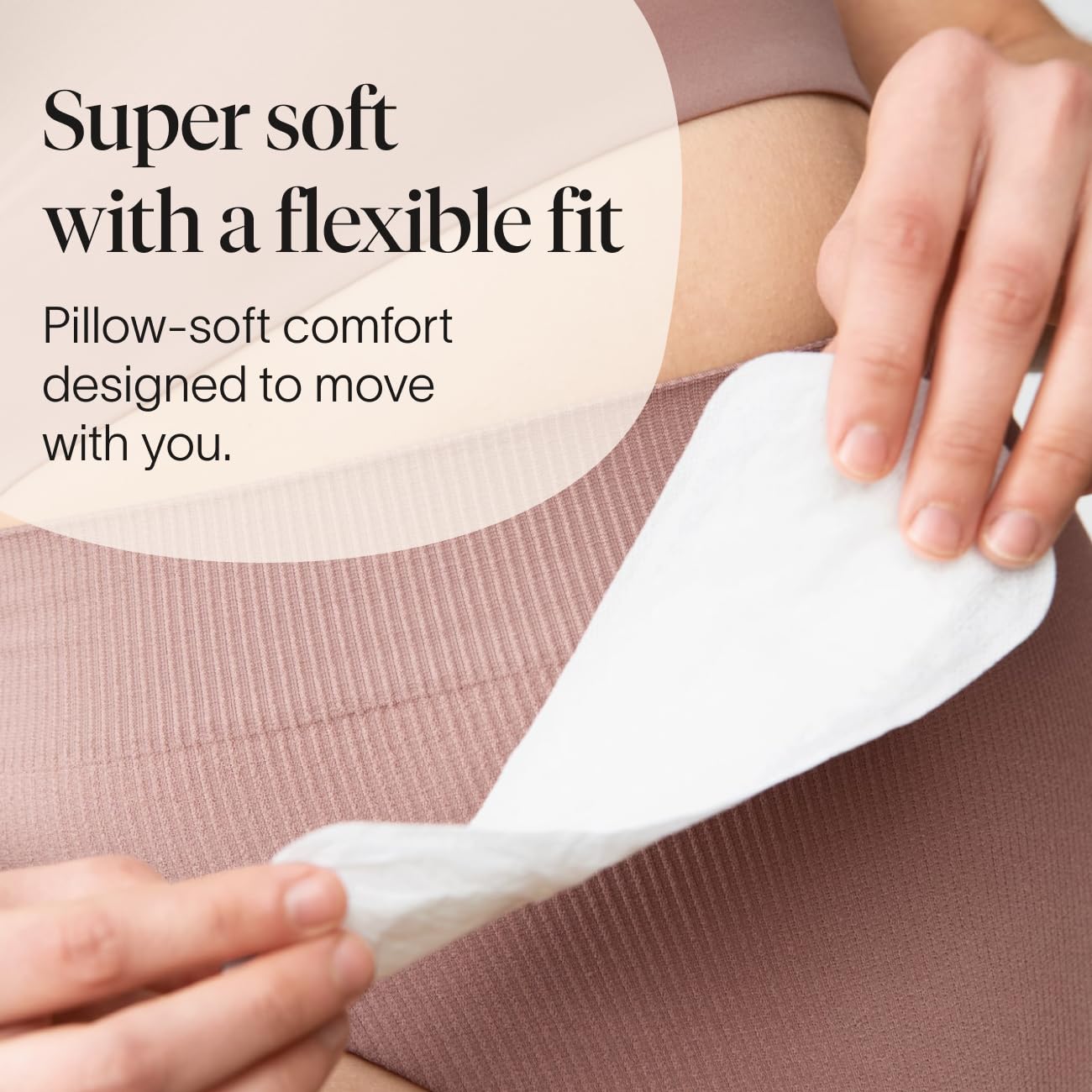 Cora – cœur double-couche assurant une absorption rapide et une protection fiable.