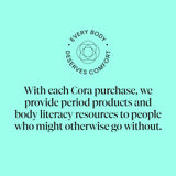 Cora Patch de chaleur adhère discrètement à la lingerie pour un soulagement discret.