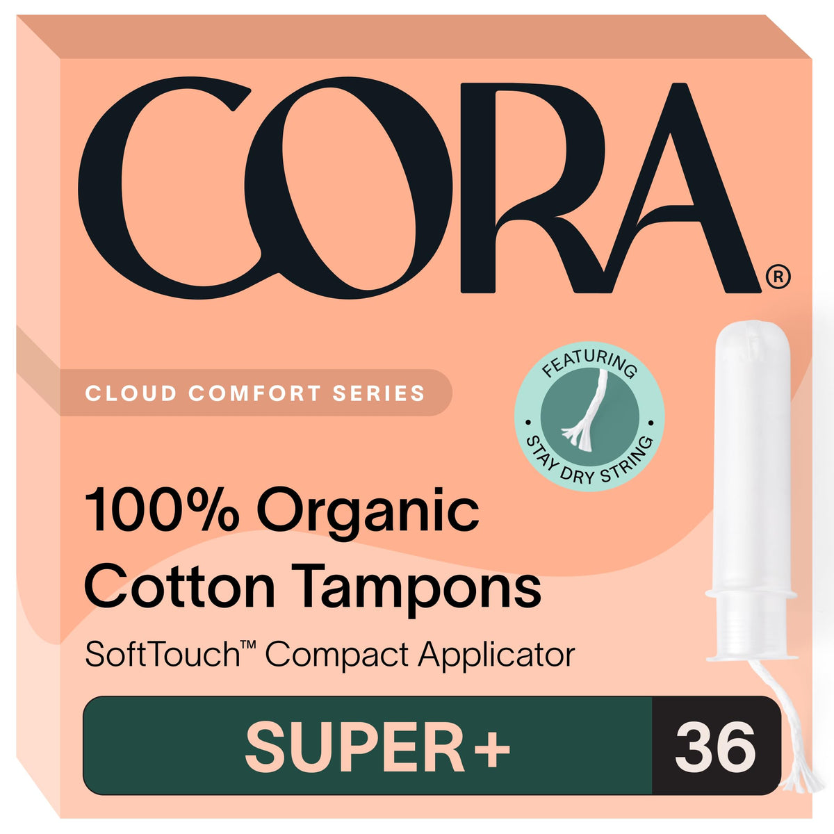 Tampons Cora coton biologique nouveau look et emballage pratique