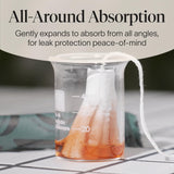 Tampons expansion Cora pour absorption sous tous les angles, StayDry inclus.