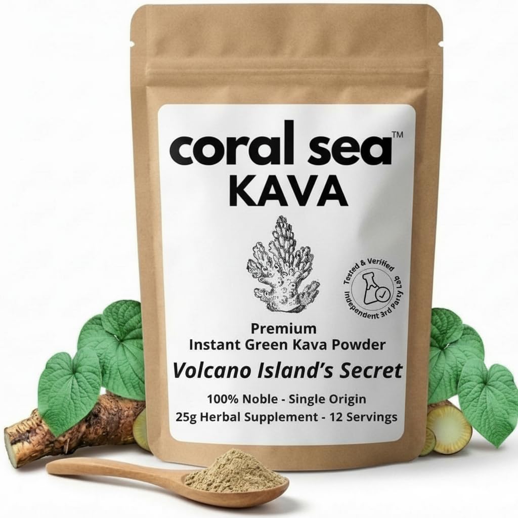 Coral Sea Kava – bouteille pour verser et profiter d'une détente douce