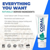 Coral White dentifrice menthe, tube prêt à l'emploi, frais.