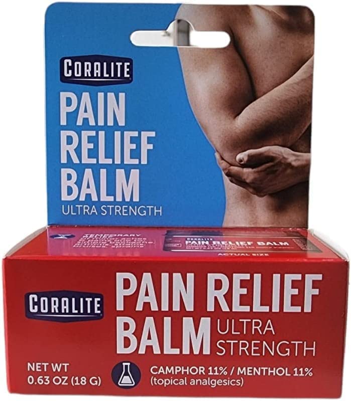 Coralite pack-3 baume douleur, soulagement temporaire pour muscles et articulations.