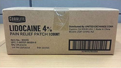 Pansement Coralite lidocaïne 4% pour muscles et arthrite, confort ciblé