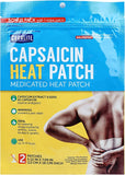 Coralite Patch capsaïcine sur le dos pour un soulagement localisé des douleurs musculaires.