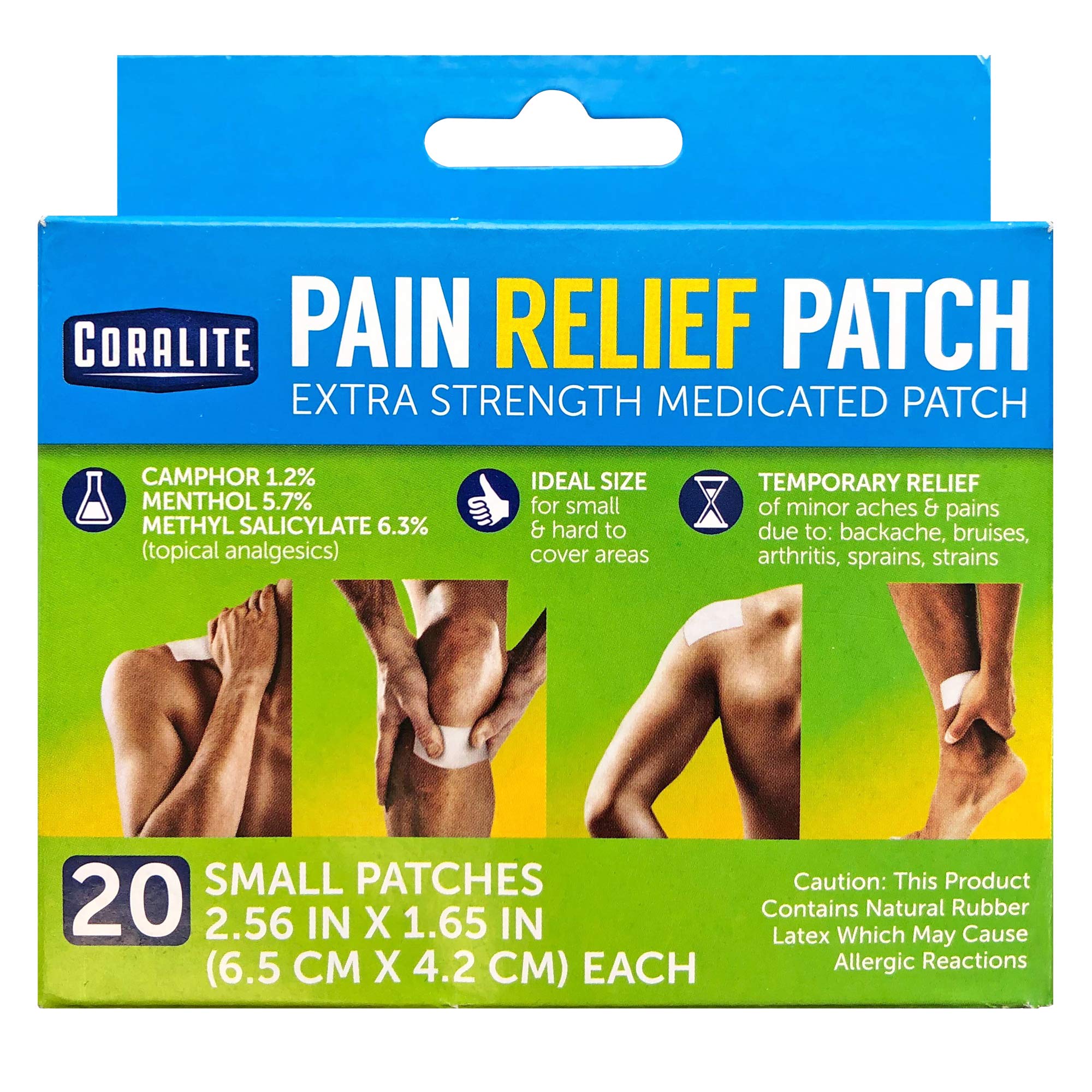 Patch Coralite petite taille pour douleur locale et ciblage précis.