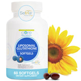 Core Med Science Glutathione liposomal bouteille montrant les capsules, potentiel soutien energie.