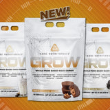 Core Nutritionals Grow Mass emballage 10-lb, option pratique pour dosages constants