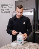 Core Nutritionals Iso Whey Protein Isolate — verre-mélangeur, mélange rapide et sans lactose.