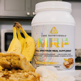 Core Nutritionals MRP – gout banane-noix-pain, saveur gourmande et équilibrée.
