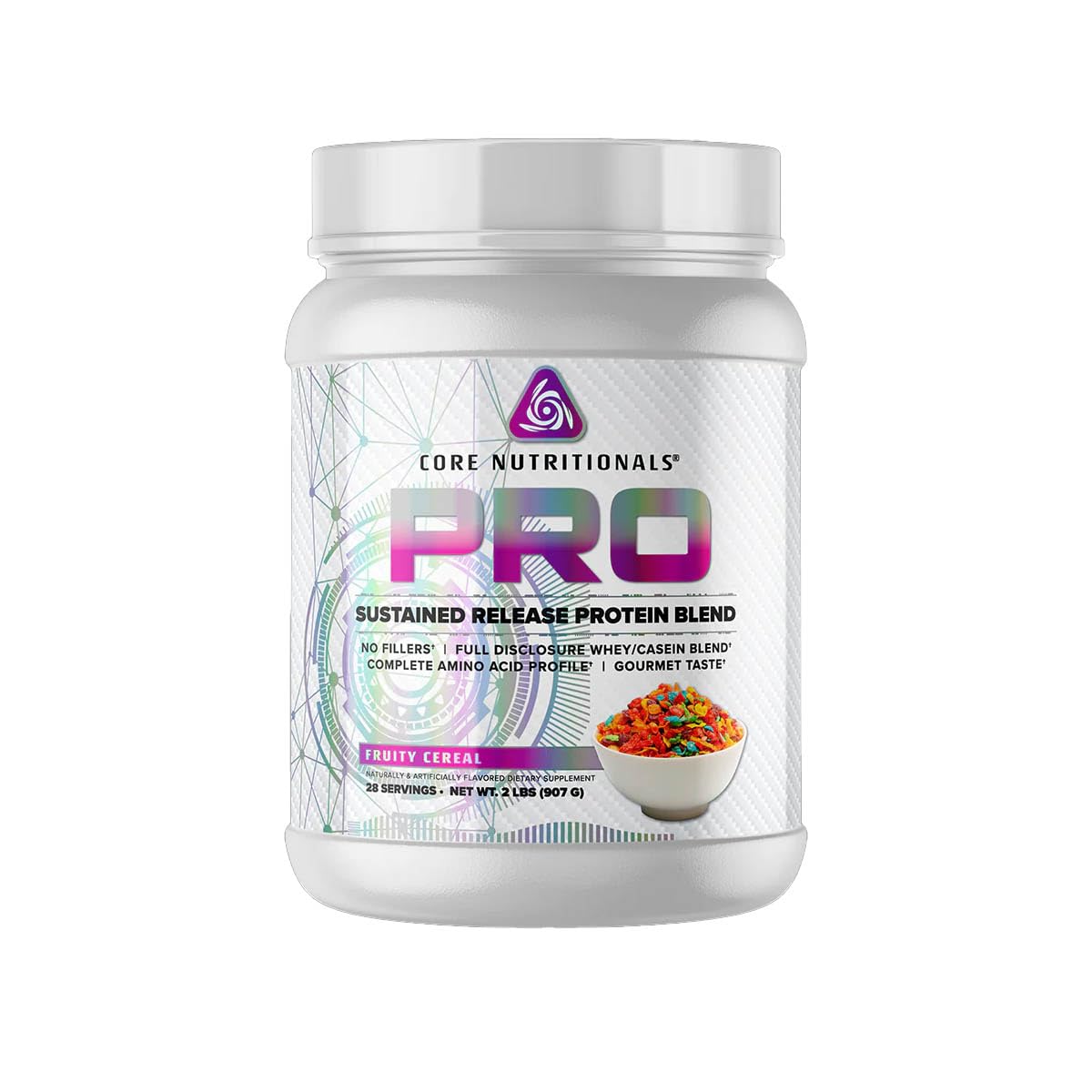 Core Nutritionals Pro Sustained Release – emballage clair, idéal pour une collation protéinée pratique