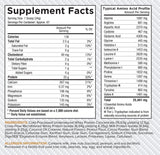 Core Nutritionals Pro Sustained Release whey, poudre-finement — texture fine facilitant le mélange et l'absorption.