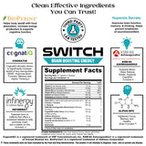 CoreBody Switch sachet-emballage, format pratique à emporter.