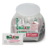 CoreTex Bug X 30 lingette anti-moustiques pour protection légère en extérieur