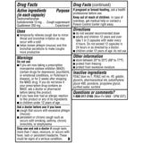 Coricidin HBP Liquigels bouteille: capsules faciles à avaler pour toux et congestion.