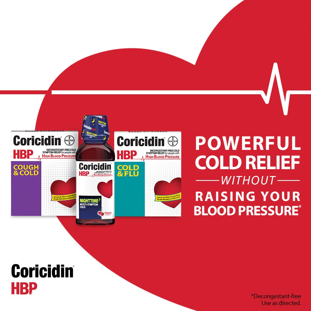 Coricidin HBP Utilisation rapide image: solution pratique contre rhume et congestion.