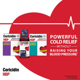 Coricidin HBP Utilisation rapide image: solution pratique contre rhume et congestion.