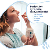 CorneaCare: gelules acide hyaluronique offrant une hydratation oculaire rapide.