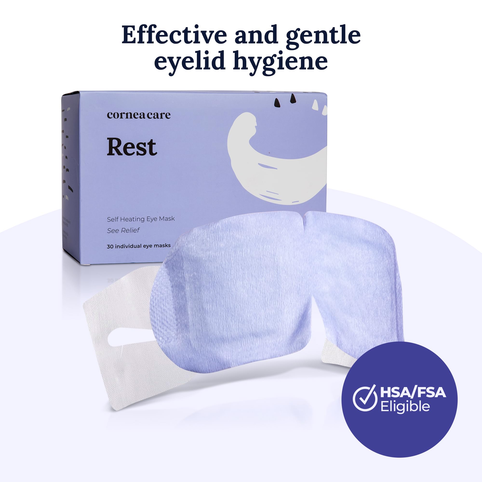 CorneaCare Rest composition charbon actif et minéraux pour une chaleur constante