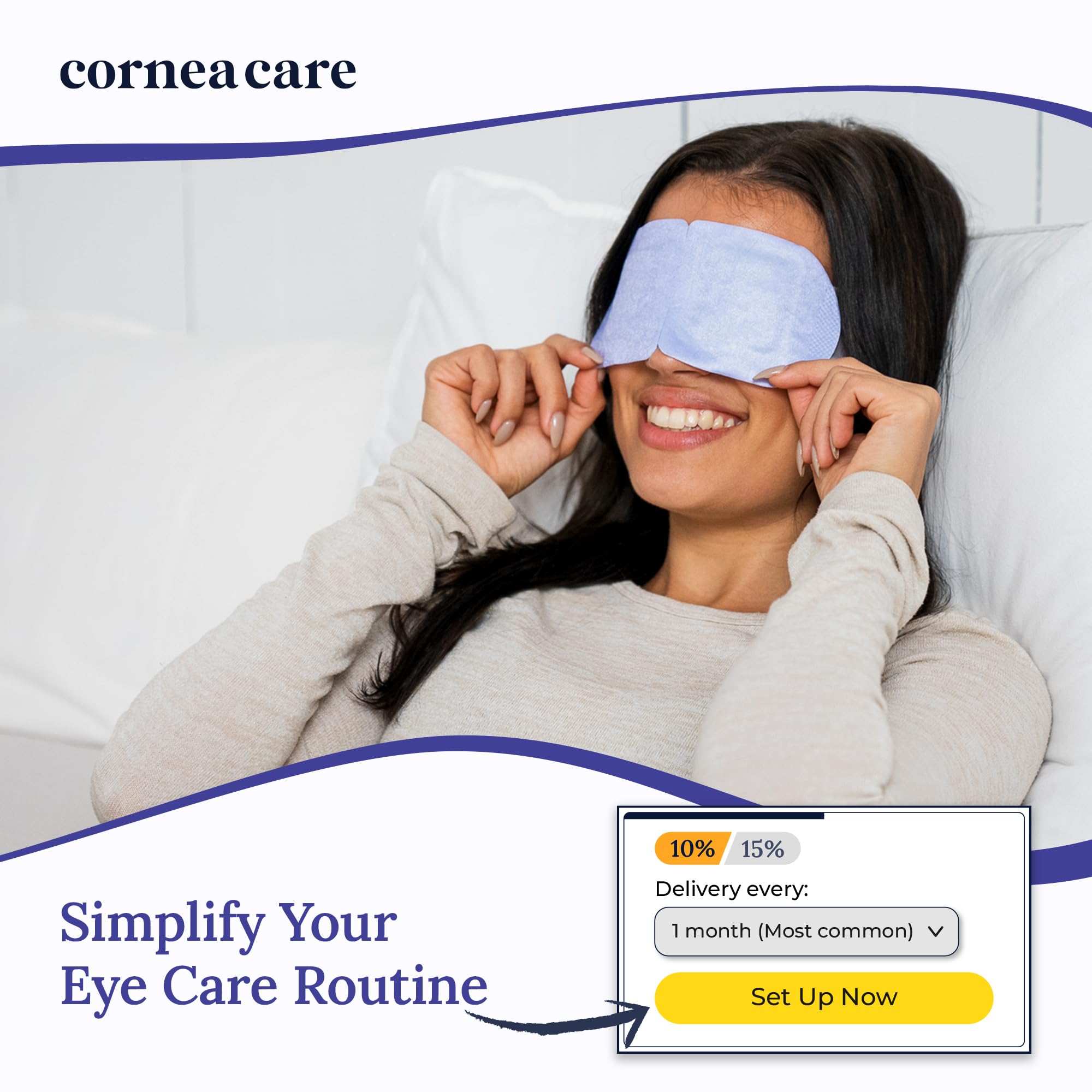 CorneaCare Rest portable pour voyage et routine beauté