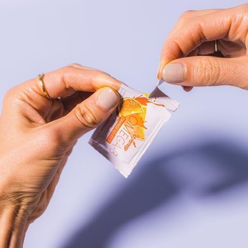 Coromega Omega-3 sans pilules, une option pratique au quotidien.